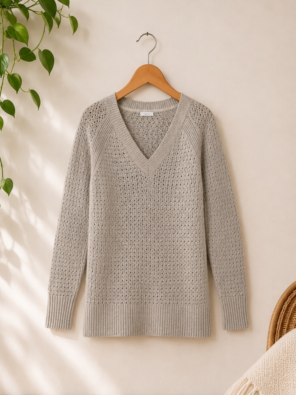 J. Jill PURE JILL Open Texture Sweater